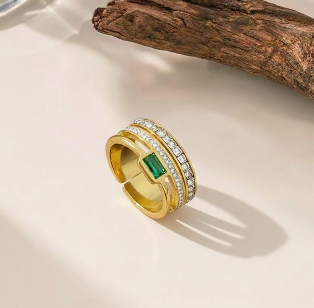 Emerald Grace Ring