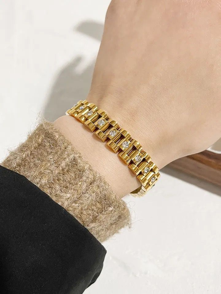 Diamond Grid Bracelet
