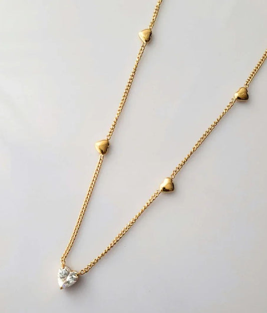 Heart Drop Necklace