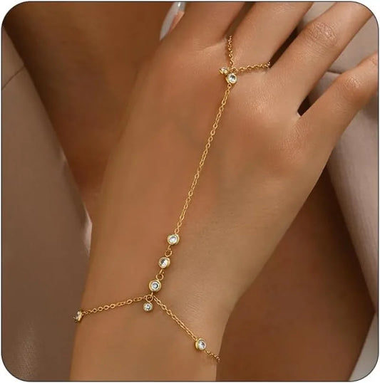 Shimmer Link Hand Chain