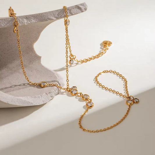 Shimmer Link Hand Chain