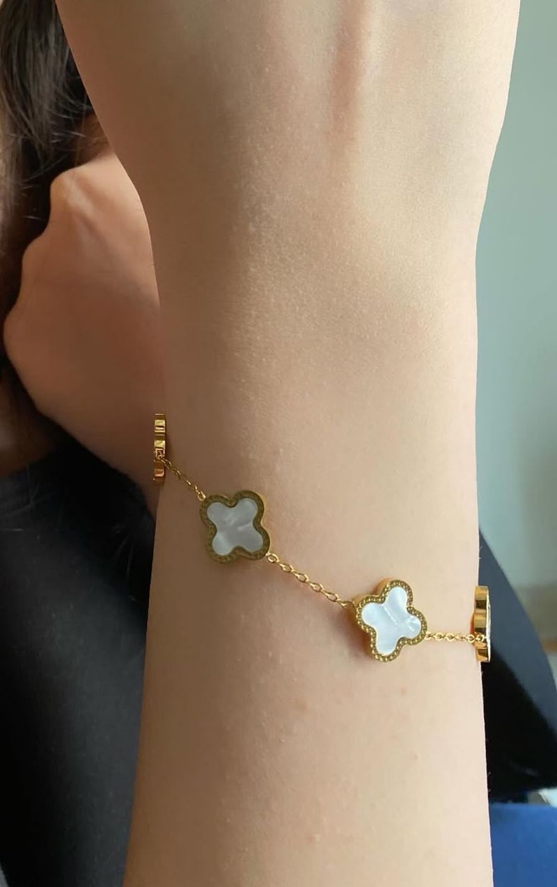 White Clover Bracelet