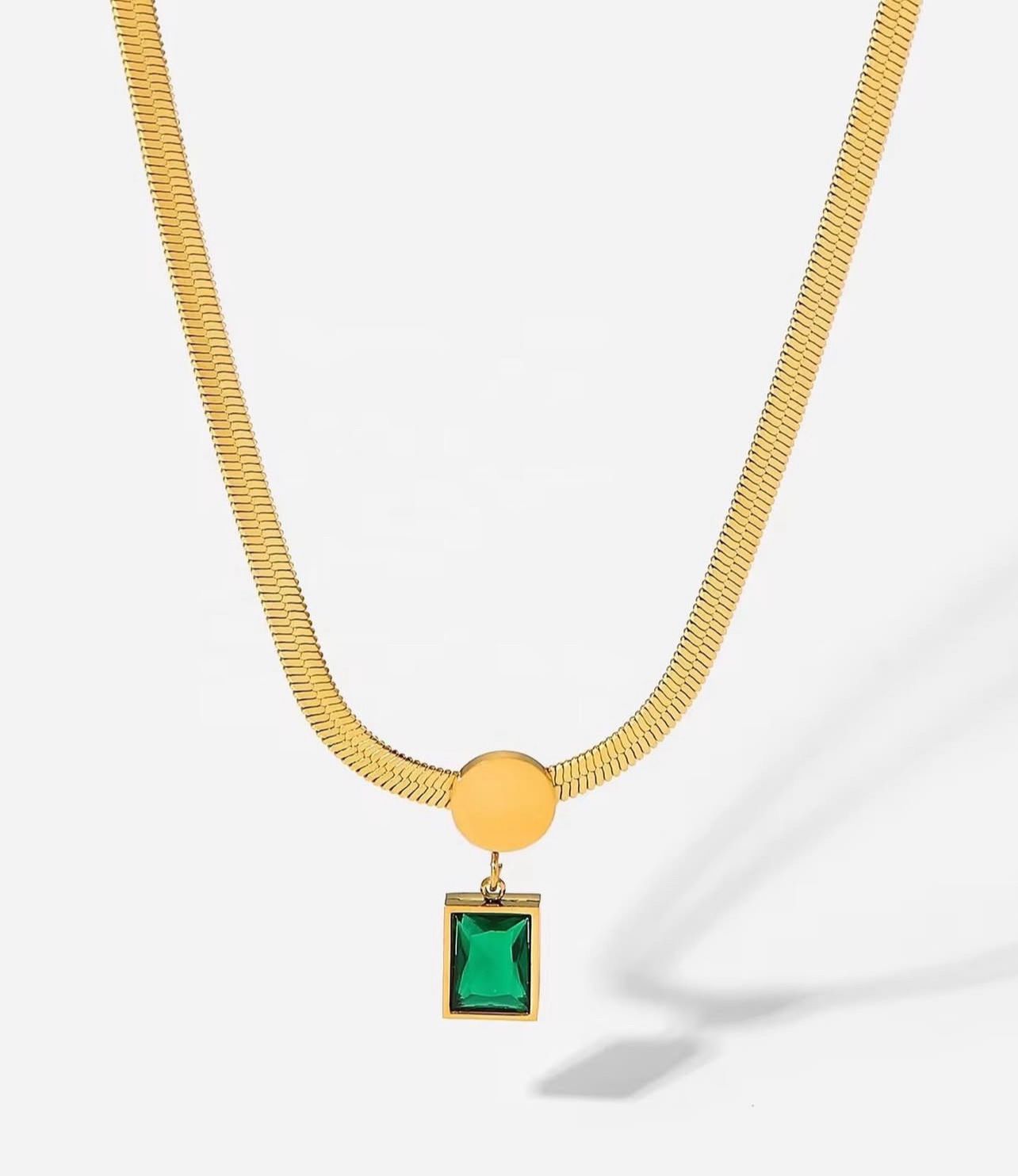 Green Stone Pendant
