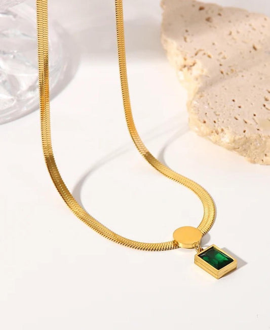 Green Stone Pendant