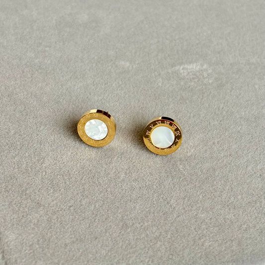 White Roman Studs