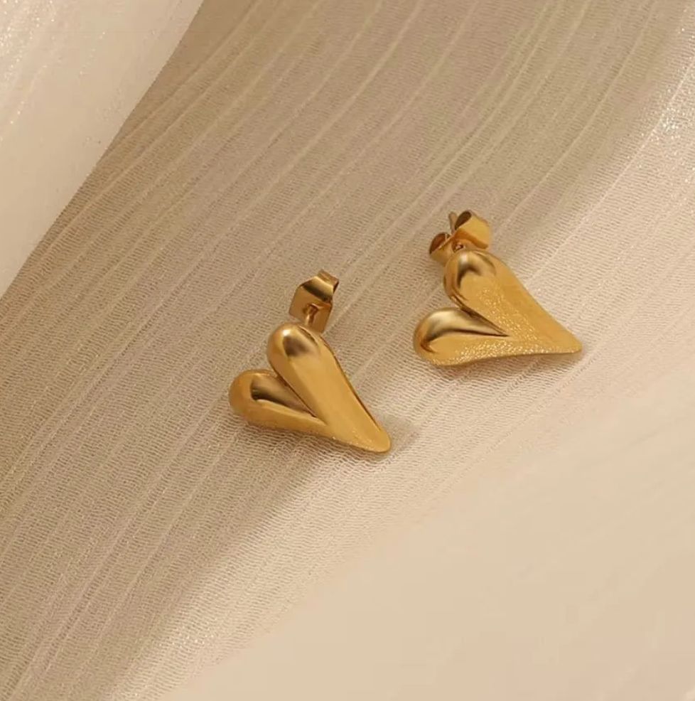 Heartbeat earrings