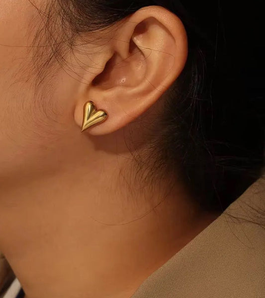 Heartbeat earrings