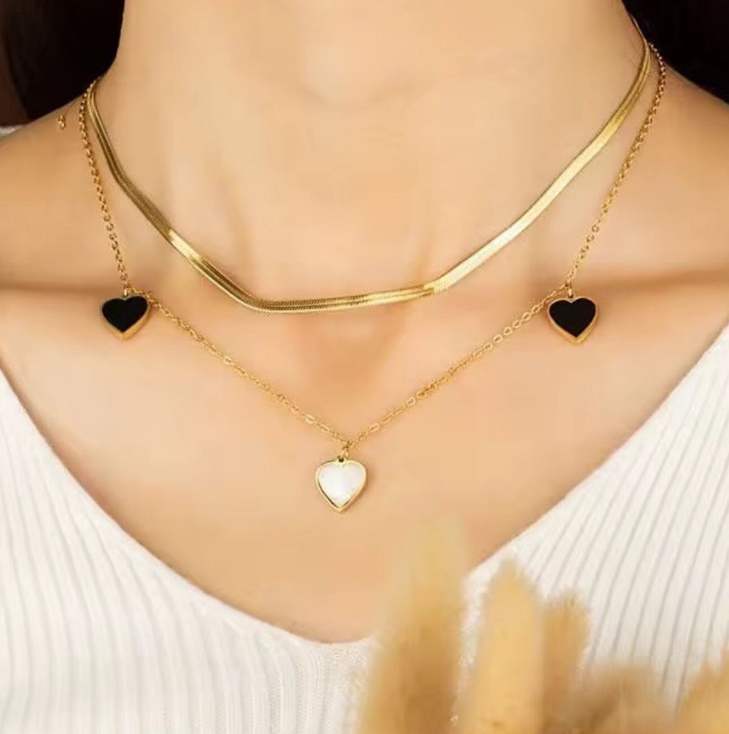 Trio Heart Necklace