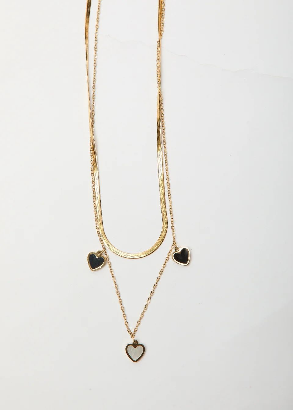 Trio Heart Necklace
