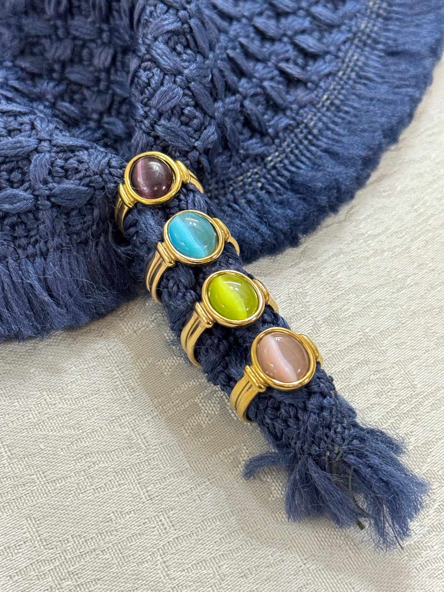 Mood Gem Rings