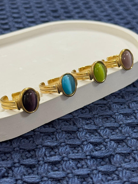 Mood Gem Rings