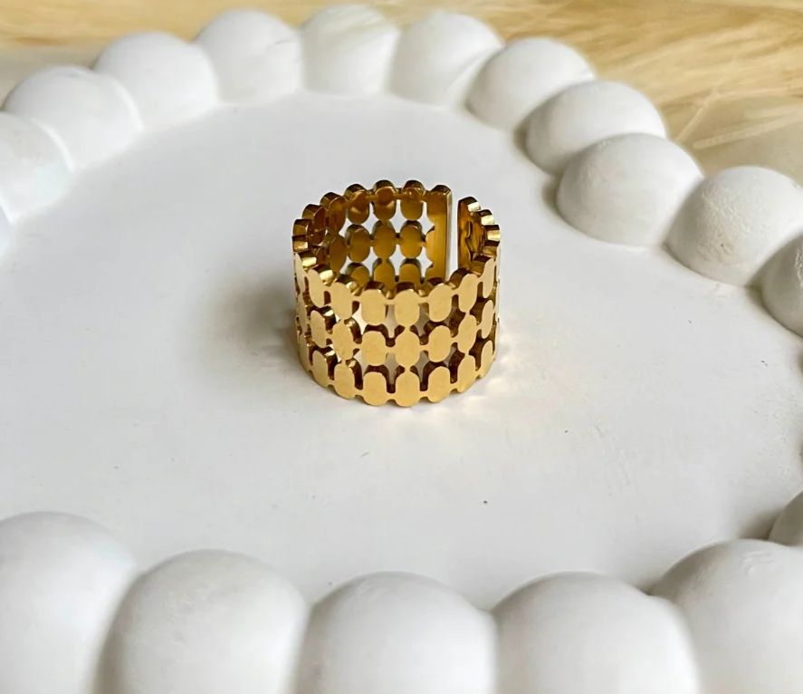 Honey Comb Ring