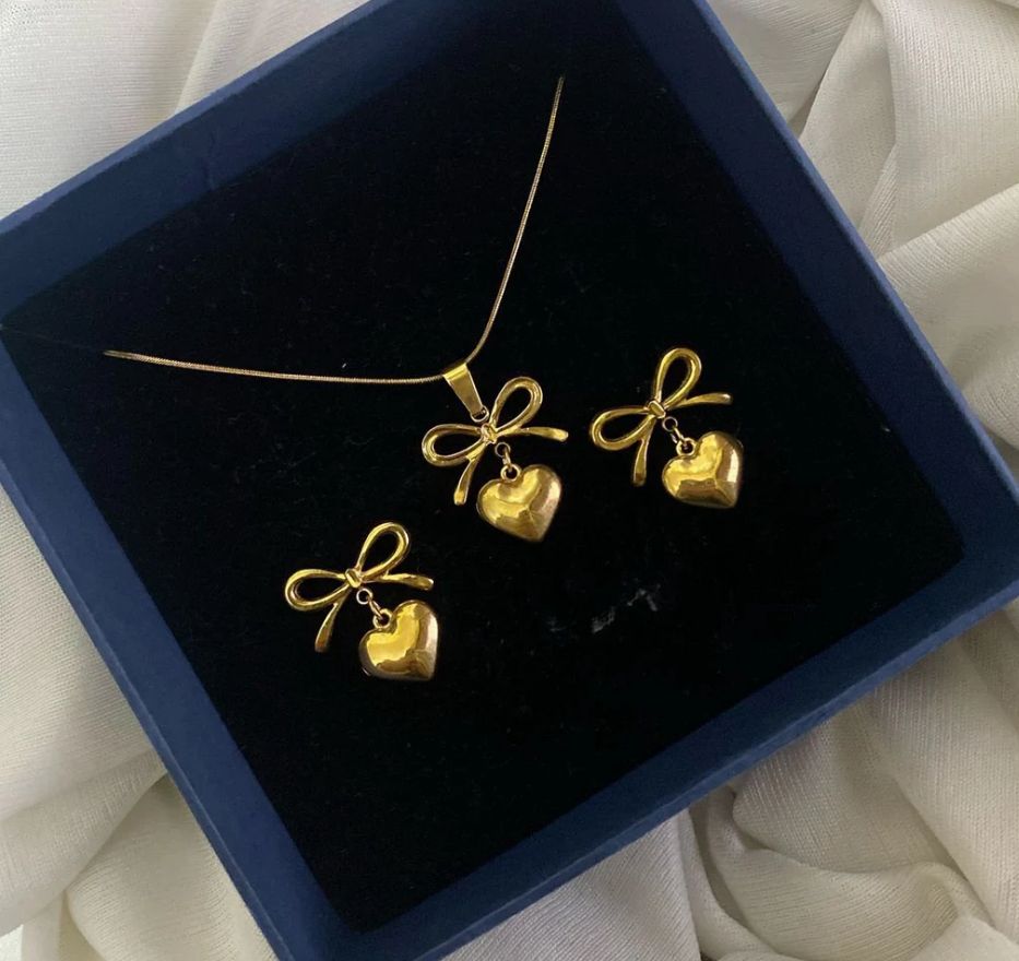 Bow Heart Set