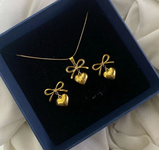Bow Heart Set