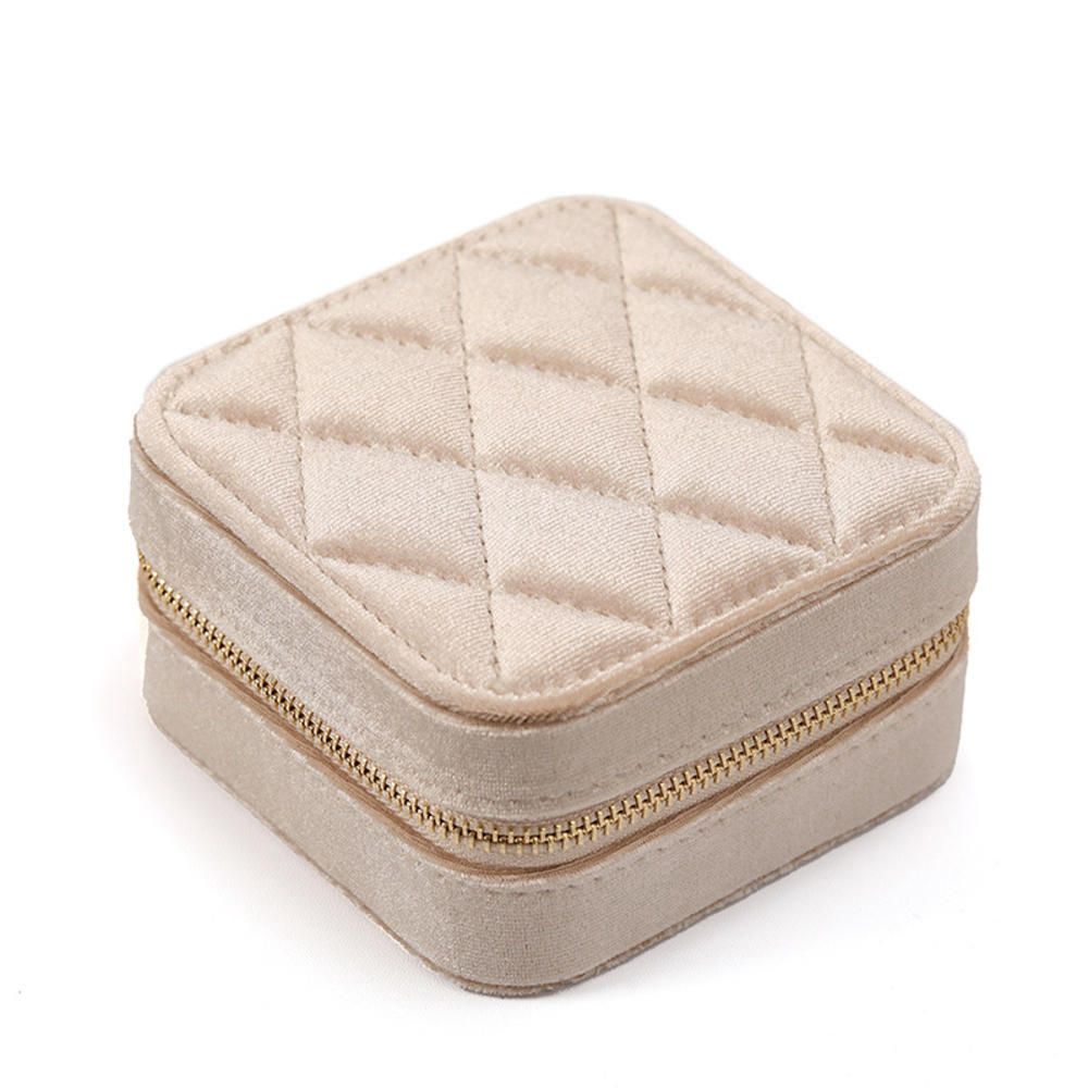 Portable Velvet Jewellery Organizer