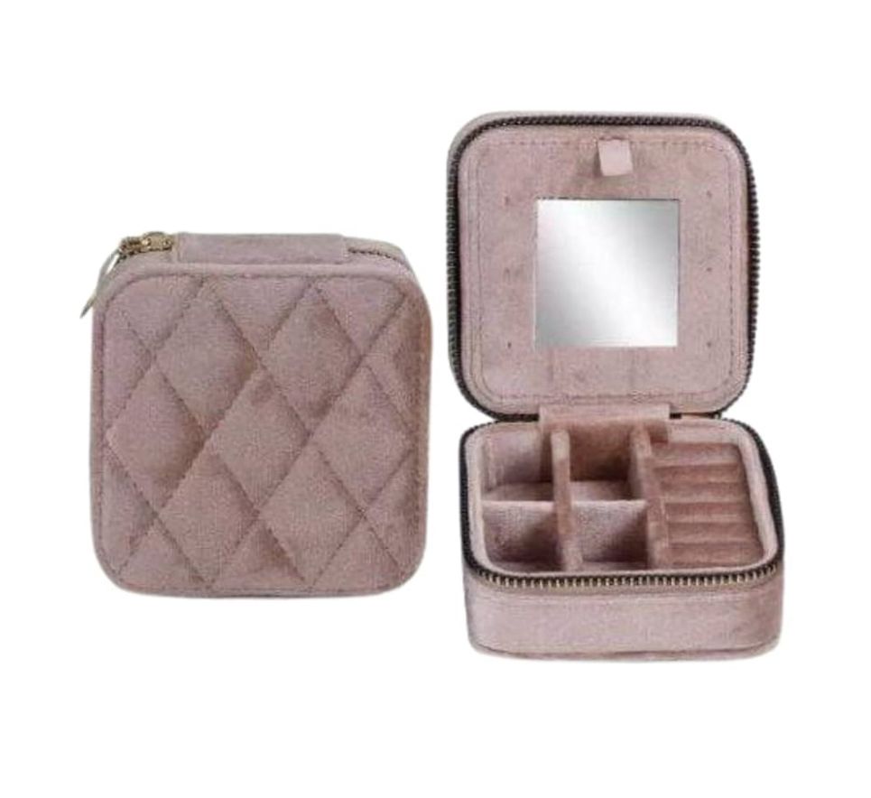 Portable Velvet Jewellery Organizer