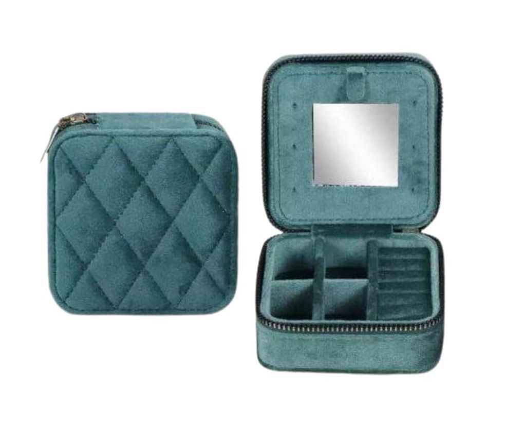 Portable Velvet Jewellery Organizer