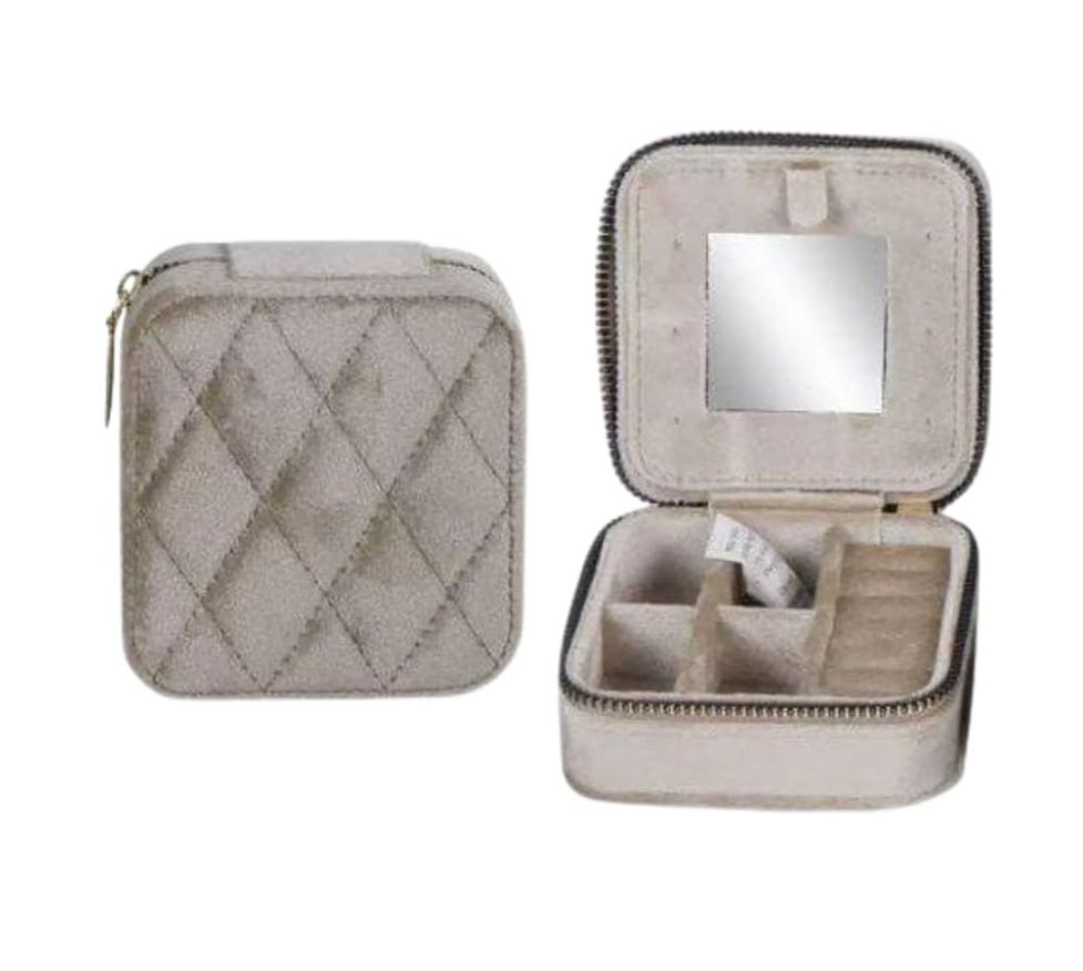 Portable Velvet Jewellery Organizer