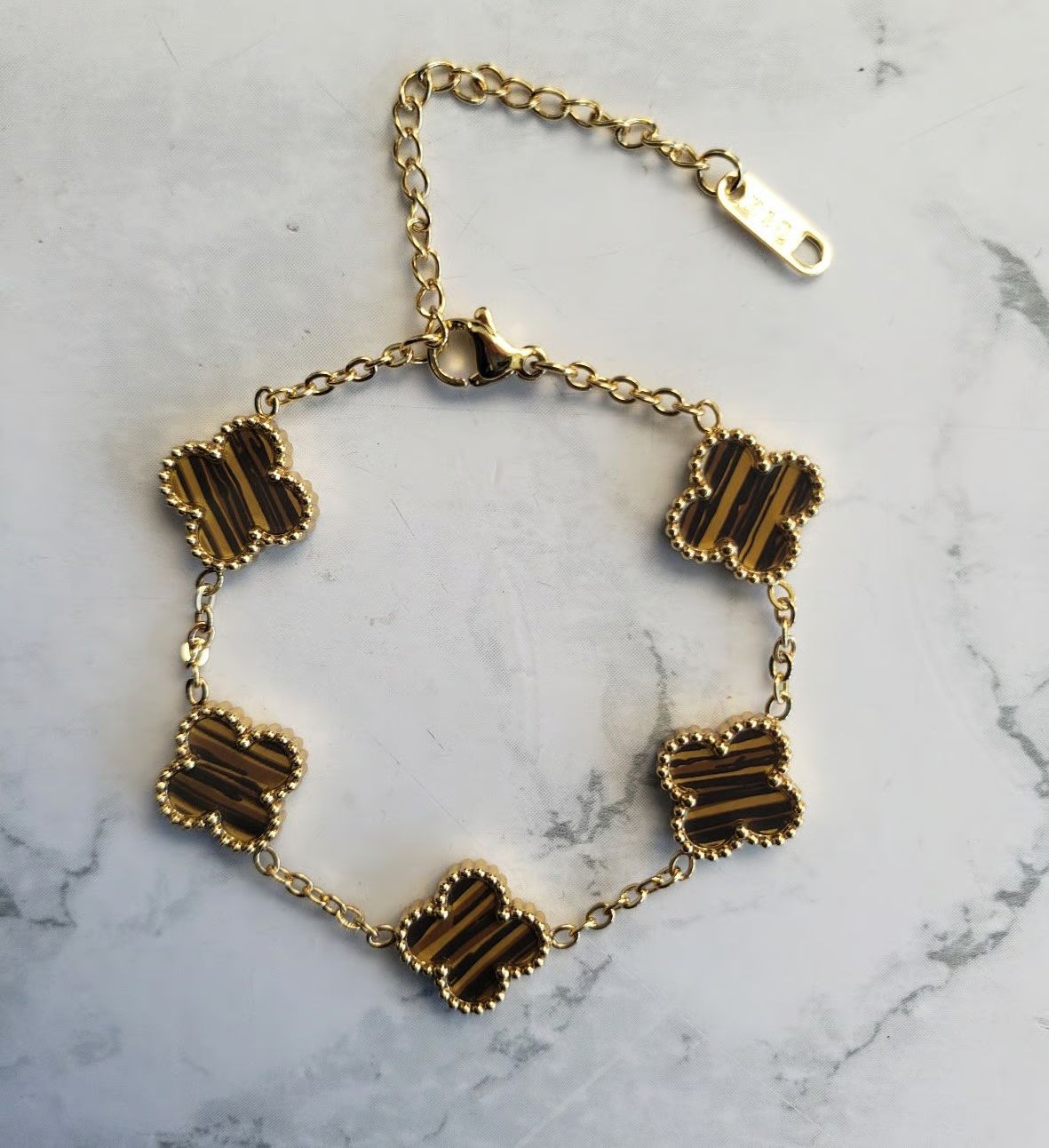 Brown Clover Bracelet