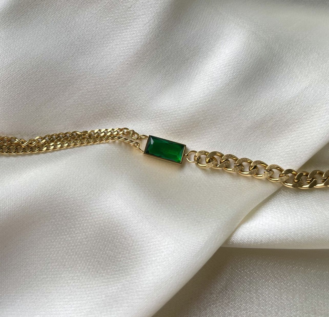 Emerald Glow Bracelet