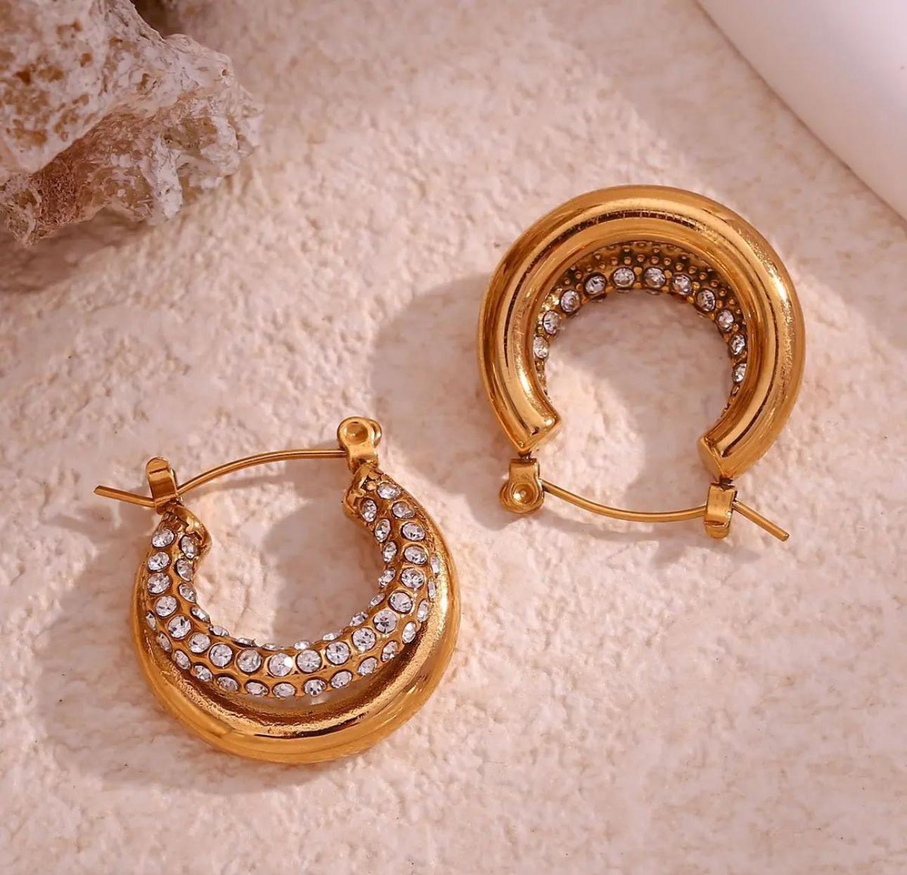 Crown Glow Hoops