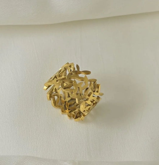 Adjustable Leaf Ring