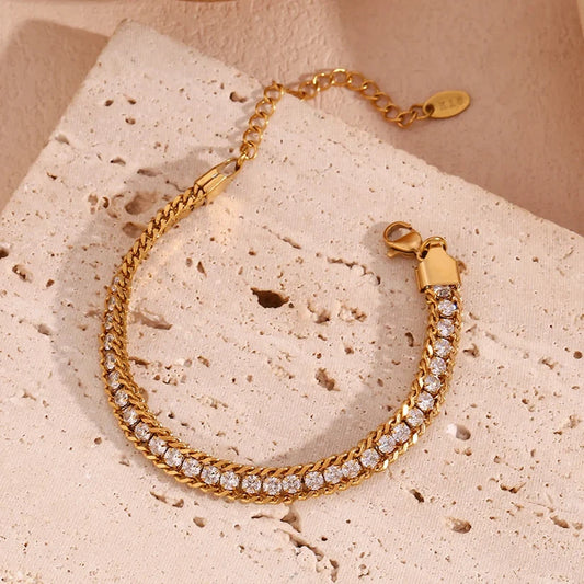 Radiant Luxe Chain Bracelet
